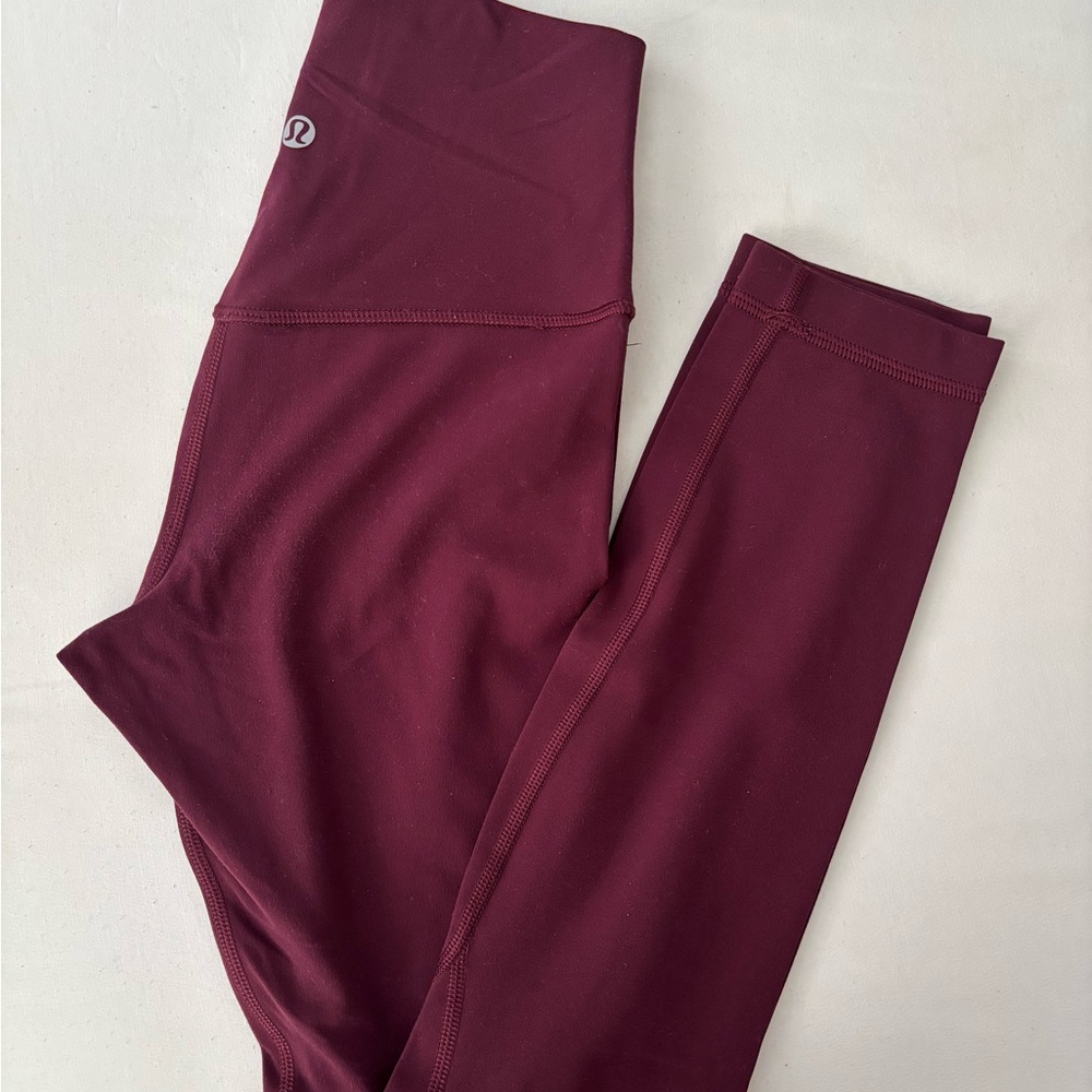 lululemon athletica Burgundy Leggings